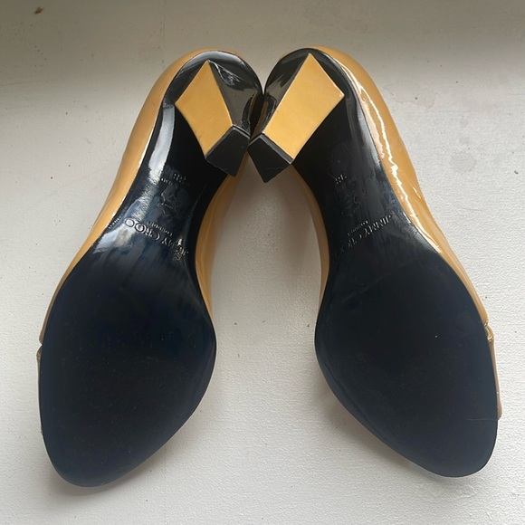 Jimmy Choo peep toe block heels - Picture 6 of 11